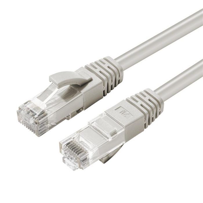MicroConnect CAT6A UTP Network Cable 1m, Grey - W125878640