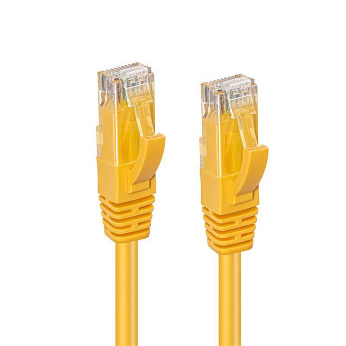 MicroConnect CAT6A UTP Network Cable 2.0m, Yellow - W125878709
