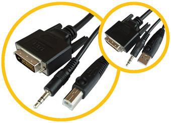 Raritan DVI+USB+audio, 1.8 m - W124990523