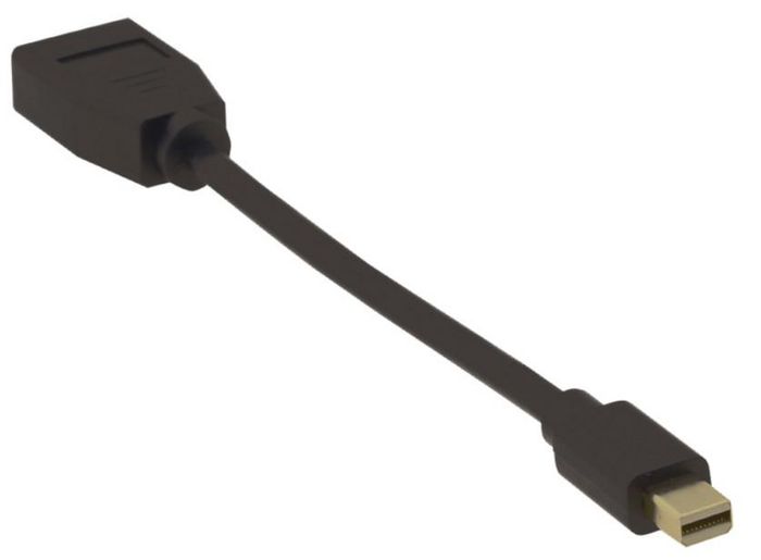 MicroConnect 4K Mini DisplayPort to DisplayPort Adapter, 15cm - W126001716