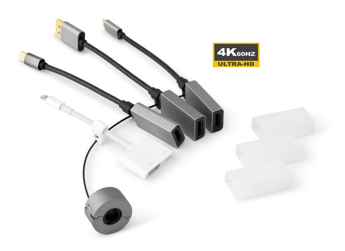 Vivolink Pro Adapter Ring USB-C, DisplayPort, Mini DisplayPort, Lightning - W125971830