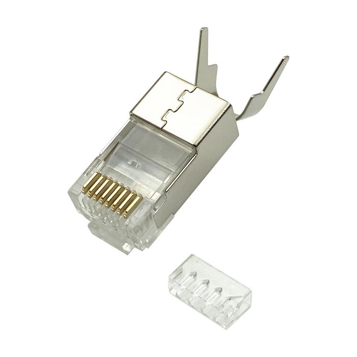 Lanview RJ45 STP plug Cat6a for AWG22-23 solid/stranded conductor 10 pcs. in a bag - W125960696