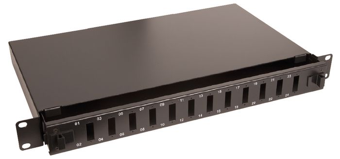 Lanview 12-Port Fibre patch panel for SC duplex/LC Quad connectors Fiber ODF - W125944820