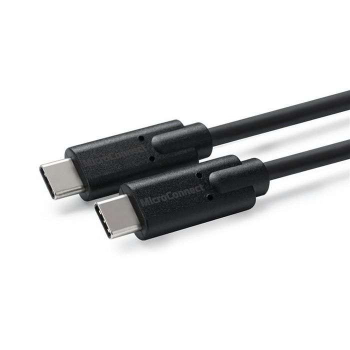 MicroConnect USB-C  3.2 Gen2 cable, black. 0.5m - W125276593