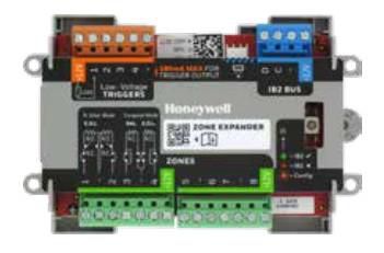 Honeywell MAXPRO® Intrusion Zone Expander Module, 8 hardwired zones + 4 triggers - W125880265