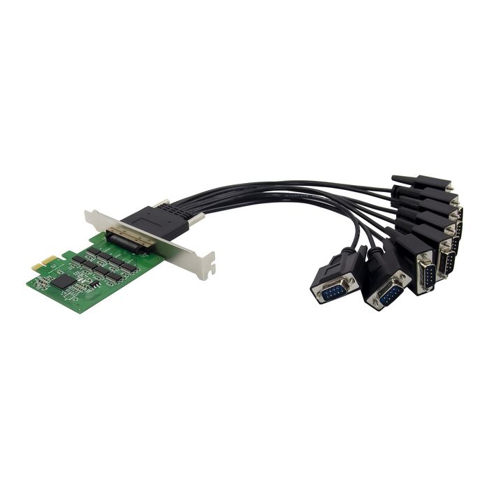 MicroConnect PCI-E 17V358 8S PRO RS232 Multi-I/O Card - W126343395