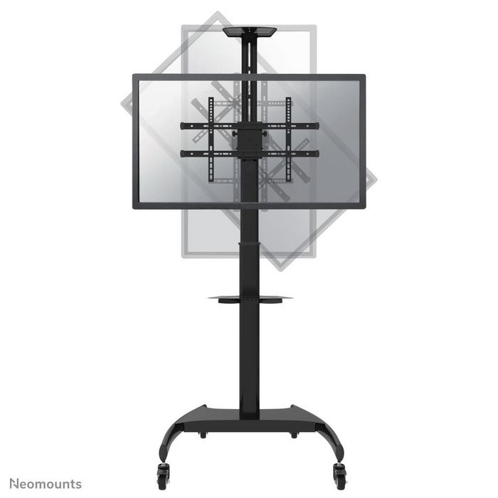 Neomounts by Newstar NewStar Mobile Monitor/TV Floor Stand for 37-70" screen, 90° turn - Black - W124683585