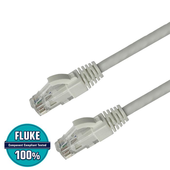 Lanview Cat6 U/UTP Network Cable 0.5m, White, LSZH - W125941401