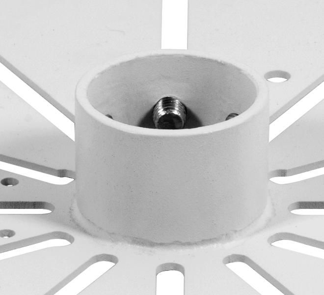 B-Tech Large Dome Security Camera Mount, For Ø38mm Poles, white - W125963160