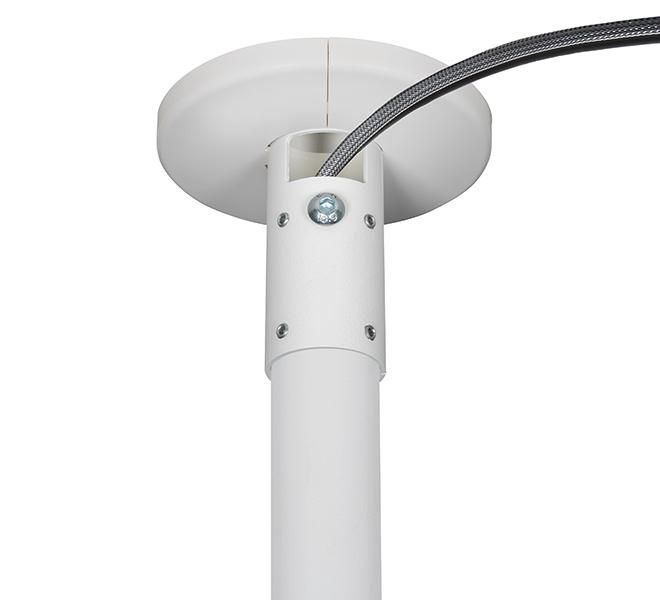 B-Tech CCTV Ceiling Mount, With NPT Adapter, 2067mm, white 