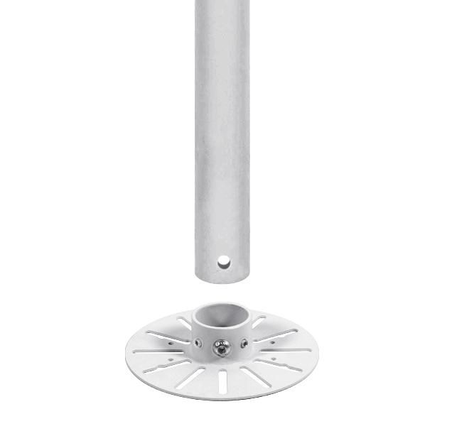 B-Tech Pole, 100cm, White - W125963238