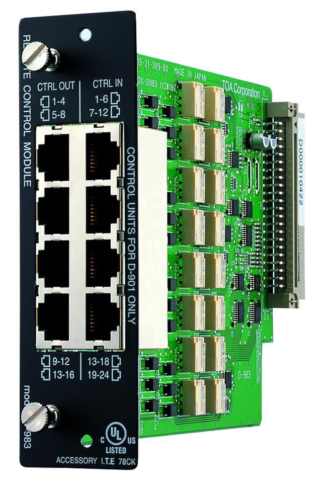 TOA Remote control module f / TOA D-901 Digital Mixer - W126722219