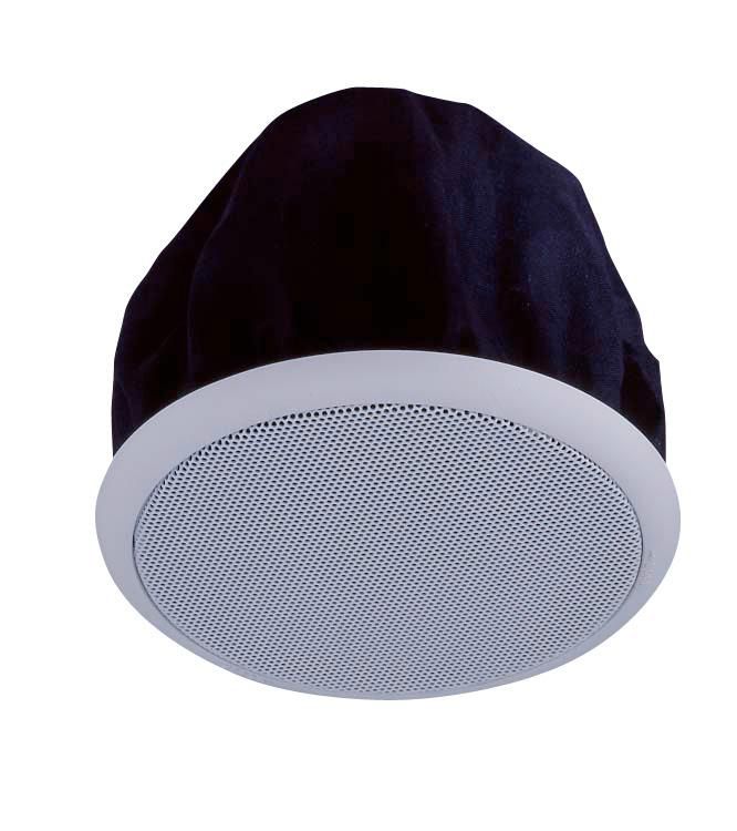 TOA Ceiling and wall-mounted speaker, 88dB SPL, 65Hz - 18kHz, 6W, White&Black - W126722272