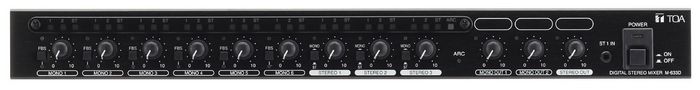TOA Digital stereo mixer, 12 input channels, 6 output channels - W126722394