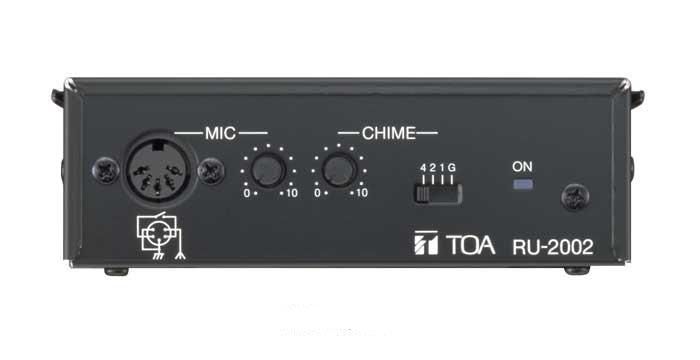 TOA Microphone amplifier f / PM-660D Paging Microphone, 600 Ω - W126722498