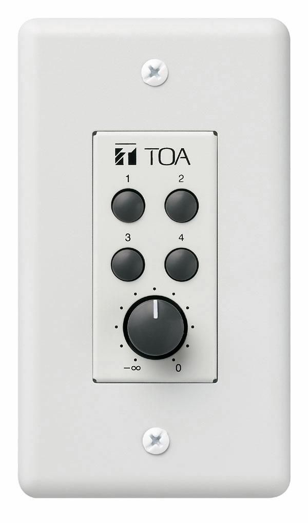 TOA M3 screw terminal, 4 buttons, switch/volume, 170 g - W126722670