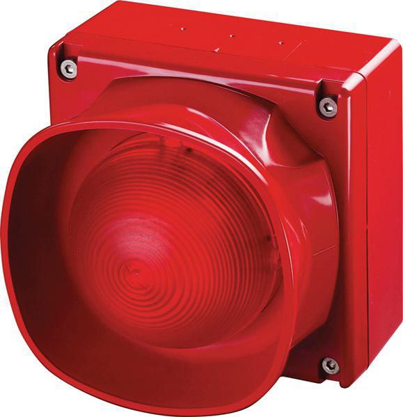 Apollo Fire Detectors Weatherproof Multi-Tone Open-Area Sounder VI Red - W126741217