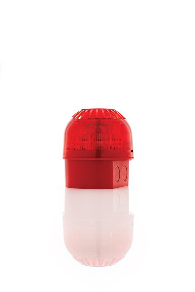 Apollo Fire Detectors AlarmSense Open Area Sounder Visual Indicator - Red - W126741177