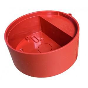 Hochiki Conventional Wall Sounder Beacon Back Box Red - W126736995