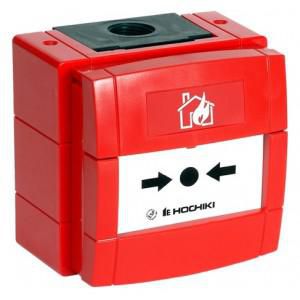 Hochiki Weatherproof Conventional Call Point Red - W126736937