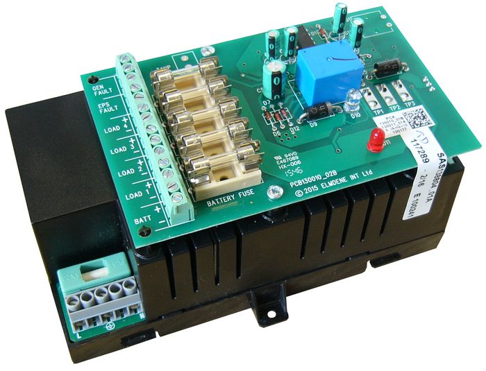 Elmdene 13.8V dc 5A PSU with Mains and Battery Monitoring for General Purpose Applications - Unboxed - W126731003