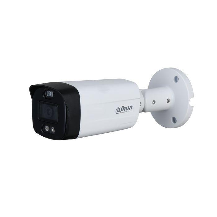 Dahua 5MP HDCVI IR (40m) TiOC Fixed Bullet Camera, red blue Light + siren, 3.6mm Lens, DC12V, IP67 - W125974566