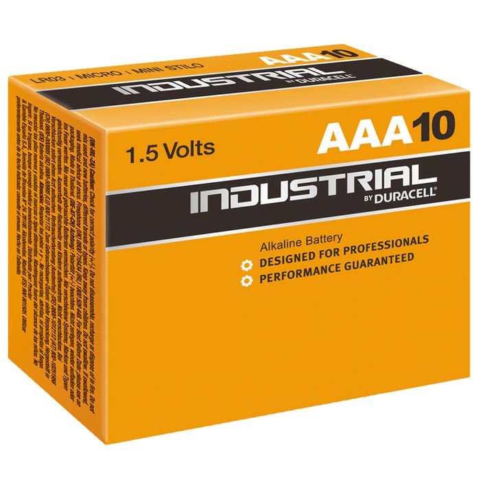 Duracell Industrial AAA Alkaline battery PK10 - W126721253