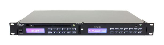 TOA Audio Player, 19u rackmount with CD/USB/SD/FMRadio - W126722405