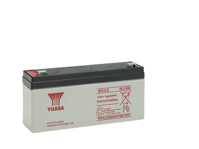 Yuasa NP2.8-12 (12V 2.8Ah) Yuasa General Purpose VRLA Battery - W126740978
