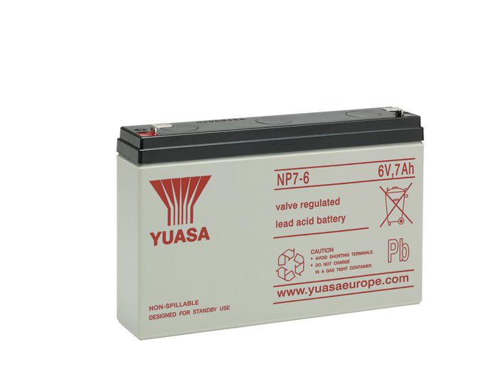 Yuasa NP7-12LFR (12V 7Ah) Yuasa General Purpose VRLA Battery - W126740991