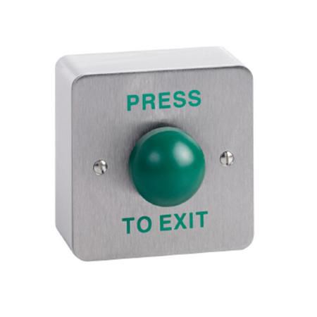 CDVI STAINLESS DOMED EXIT BUTTON, SURFACE PUSH TO EXIT - W126733222
