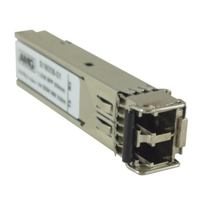 AMG SFP Multimode, 1Gb, 2 Fibers, 500m, LC Connectors, 850nm Tx/Rx, -40°C to +85°C, DDM - W128150532