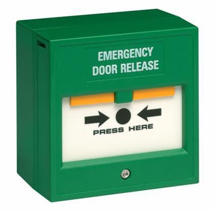 STP Emergency Door Release, White/Green - W125905436