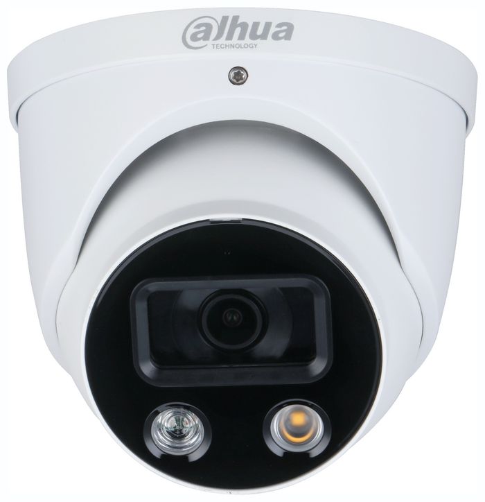Dahua 5MP TiOC 2.0 Eyeball Dome, 2.8mm Lens, 12VDC PoE, WDR (120dB), Built in Mic, IP67, Micro SD - W126341002
