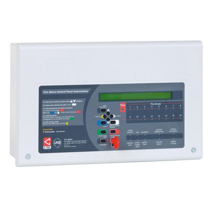 C-TEC XFP Networkable single loop 16 zone panel, XP95/Discovery, 1.4A - W126735704
