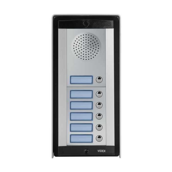 Videx 6 way Flush  S/S panel, 3011 telephone + 321 PSU - W126730176