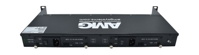 AMG Media Converter Chassis, 12 Slots, 1U 19inch Rack Mount, Commercial Grade 0-50⁰C - W126724170