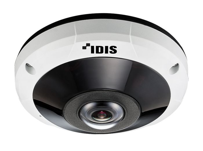 Idis 5MP Vandal-Resistant IR(20m) Fisheye Camera, WDR, PoE/12vdc, IK10, IP67 - W126279821