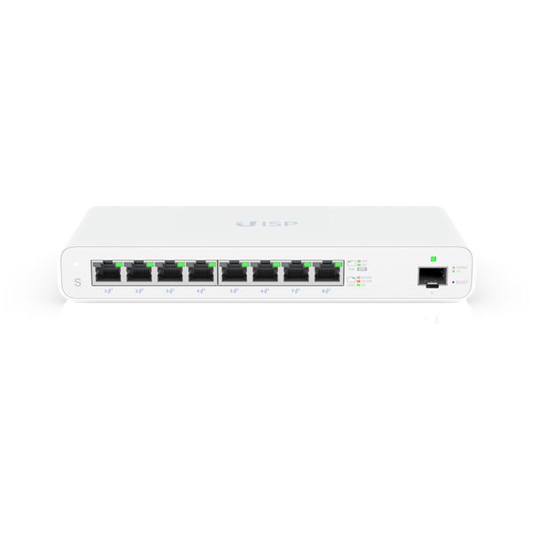 Ubiquiti UISP Router, 600 g (1.32 lb), (8) 10/1001000 MbE RJ45 ports - W126815714