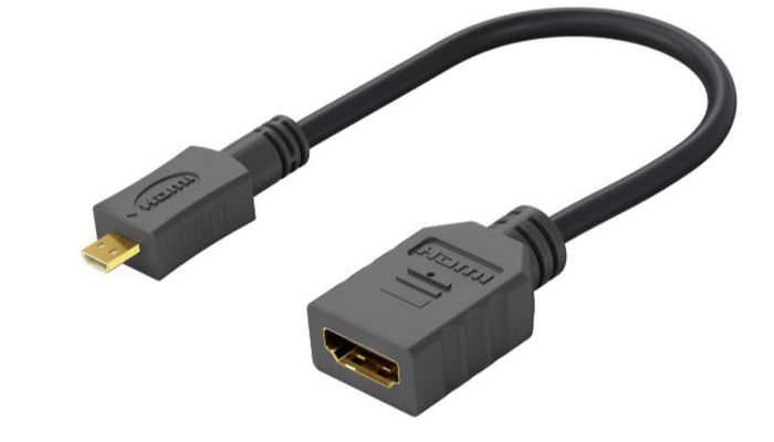 MicroConnect HDMI to micro HDMI adapter - W126837542