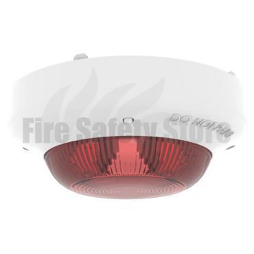 Hochiki Addressable Beacon - red lens, white case (non EN54-23 compliant) - W126736943