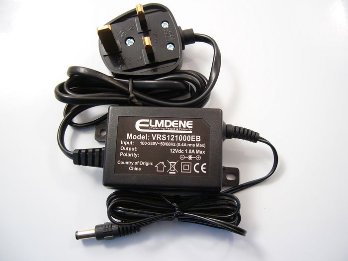 Elmdene 12V DC Switch Mode PSU 1Amp - W125881079