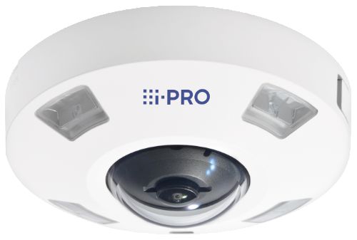 i-PRO 5MP Sensor Outdoor 360 Fisheye Network Camera with AI engine - W126737807
