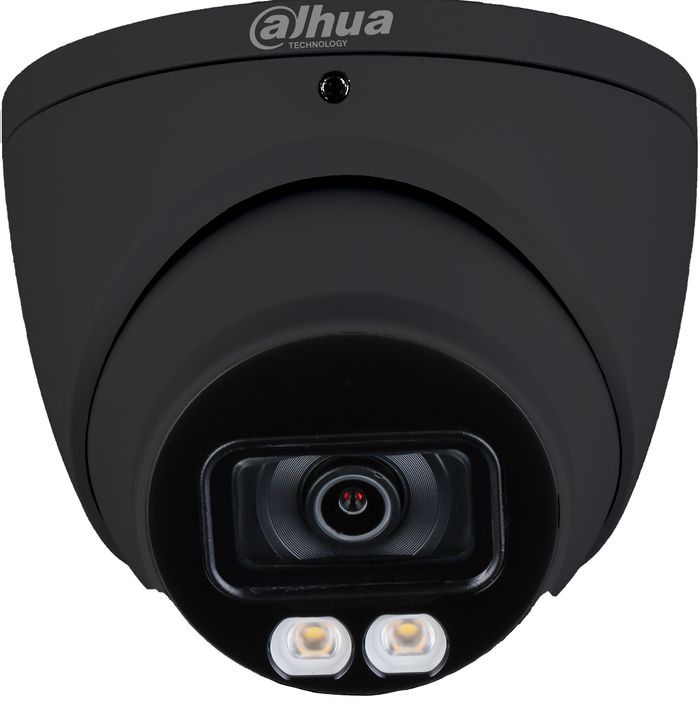 Dahua 5MP Full colour Starlight HDCVI LED (40m) Eyeball Grey Dome, 2.8mm Lens, 12V DC, IP67, - W127028828