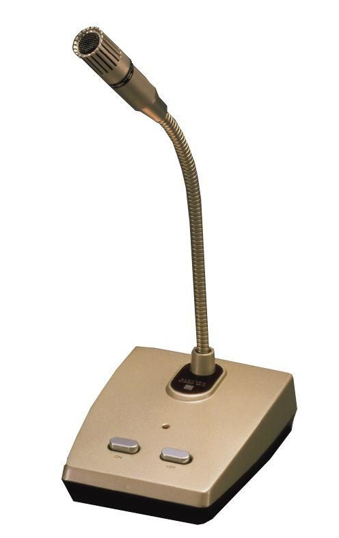 TOA Desk-Top Microphone, Unidirectional, Built-In Electronic Chime Unit - W126722232