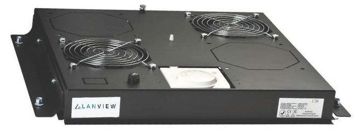 Lanview Fan tray with 2 fans for 19'' floor standing rack cabinets - W128187949