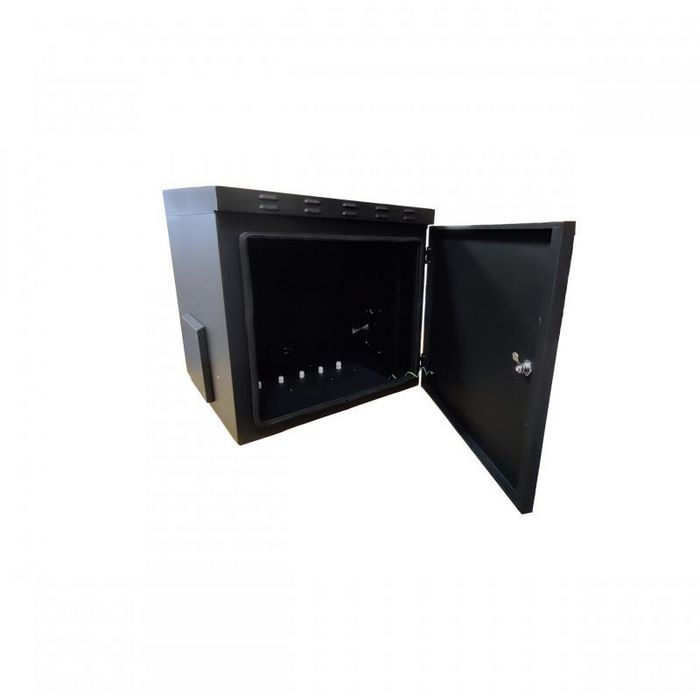 Lanview Assembled 19" Wall Mounting Cabinet 9U x D600 IP55 for outdoor use - W125938628