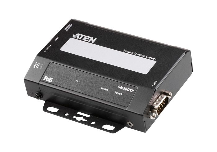 Aten 1-Port RS-232/422/485 Secure Device Server over Ethernet Transmission with PoE - W127165007