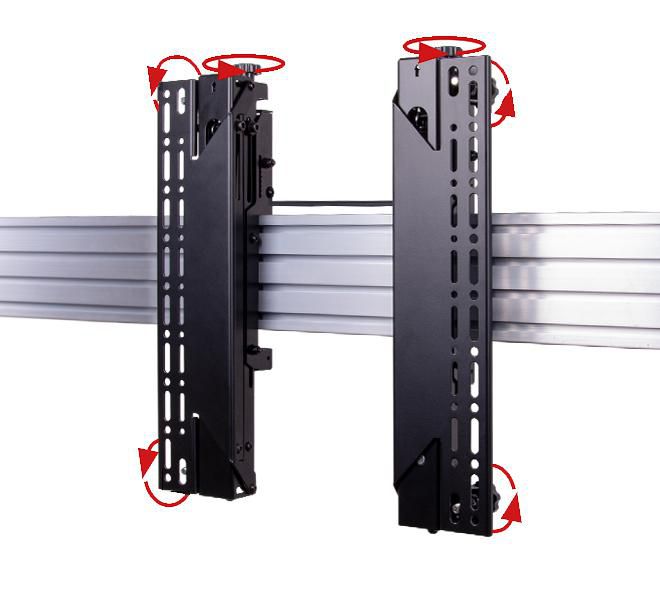 B-Tech SYSTEM X - VESA 400 Pop-Out Flat Screen Interface Arms With ...