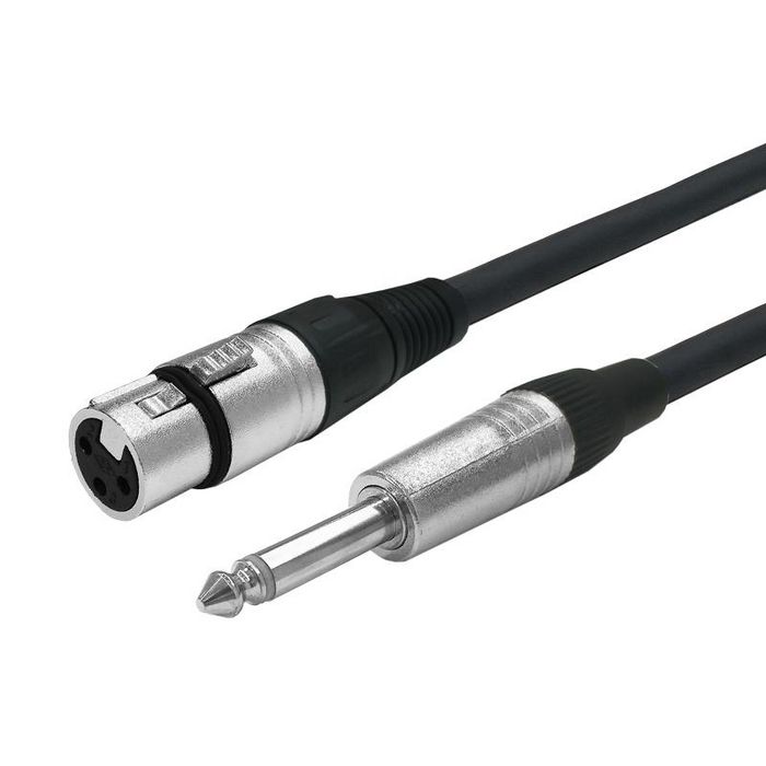 Vivolink XLR Female to Mono Jack 6.35mm, Cable 1m - W127257353